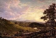 Frederic Edwin Church Stockbridge,Mass. oil painting